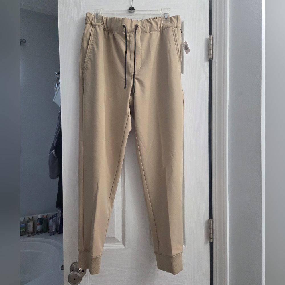 Men's Tan Stretch Tech Old Navy Jogger Pants